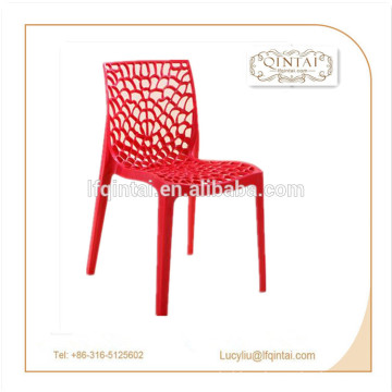 colorful Plastic waitting/leisure/buffet/party chairs with holes